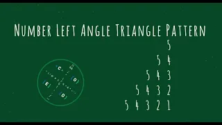 65 Number Left Angle Triangle Pattern without any pre-defined method using while loop in Python
