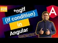 ngIf in Angular If condition in angular html template Angular tutorial