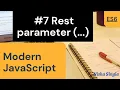 ES6 Tutorial Rest Parameter in Javascript ES6 Feature Modern Javascript 2021