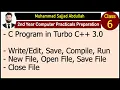 Class 6 - Turbo C