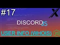 HOW TO MAKE AN ADVANCED USER INFO AKA WHOIS COMMAND DISCORD JS 12V