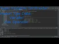 PBO - ruktur Materi Tipe Data Variabel dan Operator II IntelliJ Idea
