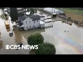 Extreme weather slams the Midwest and in Indiana floodwaters are rising again