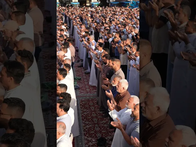 ⁣لقطات من تأدية الجموع المؤمنة لصلاة العيد بين الحرمين الشريفين