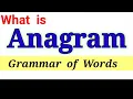 Anagram English Words What is Anagram English Anagram Words Anagram Salim Sir Tamboli