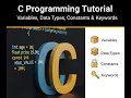 C Programming Variables Datatype Constants Keywords
