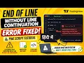 Fix End of Line Without Line Continuation Error in Trading View Pine Script IT WALA HINDI-