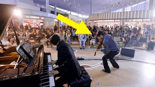 역대급 차르다시 미친 바이올린 첼로 속주 배틀 (인천공항 출국길, 레이어스 클래식)