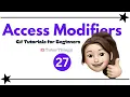 C Access Modifiers Explained public private protected internal