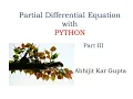 PDE with Python Part III