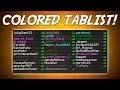 ColoredTablist Colorful names prefixes Minecraft Plugin Tutorial