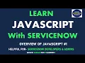 SERVICENOW JAVASCRIPT TUTORIAL LEARN JAVASCRIPT FUNDAMENTALS AND BASIC THAT USED IN SERVICENOW