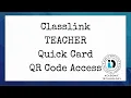 NISD ClassLink Quickcards TEACHER How to