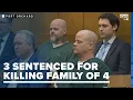 3 men sentenced to life in prison for 2017 murders of Kitsap County family