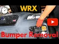 WRX STI Front Bumper Removal