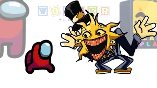 Mini Crewmate Kills ROBLOX Wonderland Characters | Among Us