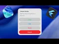 iOS 26 Multi-Action Alert Dialog in Flutter Action Sheet Style UI Tutorial