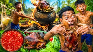 Rainforest Cooking: Roasting a Whole Chicken Over an Open Fire