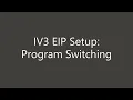 Ethernet IP Setup How to Switch Programs KEYENCE IV3 Vision Sensor Support