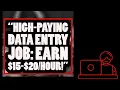 High-Paying Data Entry Job Earn 15-