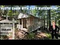 Rustic Cabin on 1 2 Acres with 210 Ft Waterfront Maine Real Estate