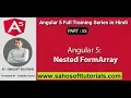 Angular 5 Part 55 - Angular 5 full training in Hindi Angular nested FormArray in angular