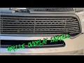 DURANGO RT BILLET STEEL GRILLE OVERLAY INSTALL