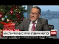 Richard Quest Rahel Solomon enjoy a festive discussion