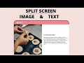 Split Screen Image Text with CSS Flex