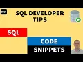SQL Code Snippets