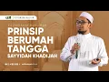Download Lagu Prinsip Berumah Tangga Sayyidah Khadijah - Ustadz Adi Hidayat
