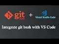 Integrate Git Bash with Visual Studio Code Hindi
