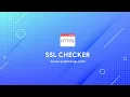 SSL Checker Tool