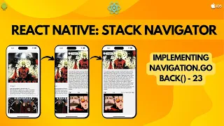 React Native Stack Navigator Implementing navigation goBack - 23