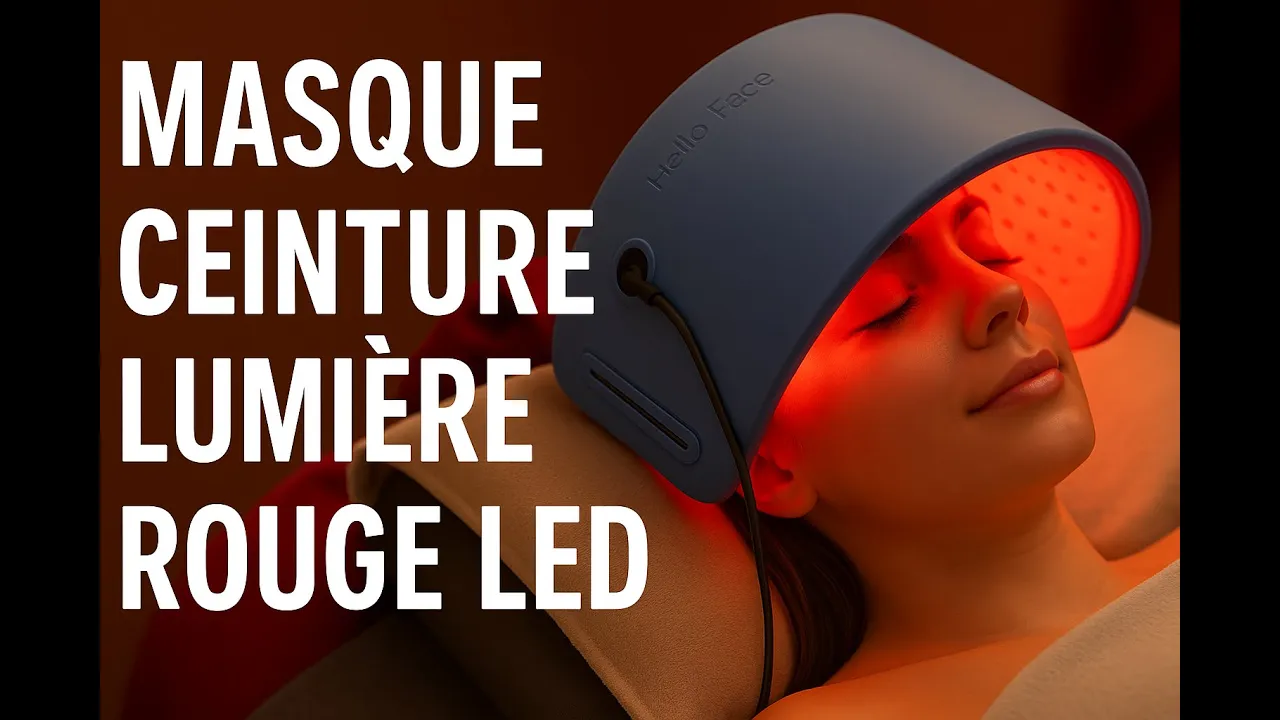 Masque lumière rouge : Peau éclatante dès la 1ère séance Masque lumière rouge : Peau éclatante dès la 1ère séance
