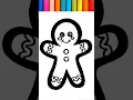 Gingerbread Man Drawing How to Draw Gingerbread