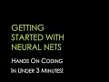 Basic Neural Network in Java Hands On Coding in Under 3 Minutes