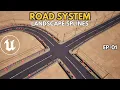 Sistema de carreteras con Landscape Splines y PCG en Unreal Engine 5 7 EP 01 Montanas y Caminos