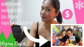Shakey s Restaurant First Birt ay Package BREAKDOWN OF EXPENSE