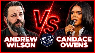 LIVE Candace Owens vs Andrew Wilson FULL Debate Coverage Officer Tatum REACTS