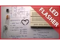 Flashing LED circuit using 555 timer - With theory explanation