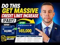 Do THIS To Get MASSIVE SOFT PULL Credit Limit Increases FAST