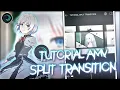 Tutorial AMV Smooth Split Transition - Alight Motion