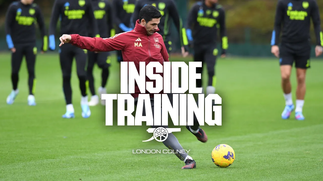 INSIDE TRAINING | Set for Burnley in Premier League | Arteta ...