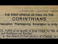 1st Corinthians NASB Read Along