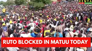 Listen to what Ruto told Gachagua and Sifuna in Matuu today ahead of the 2027 election