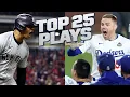 TOP 25 Plays of the Postseason Ft Freddie Shohei Judge Soto Stanton Alonso AND MORE