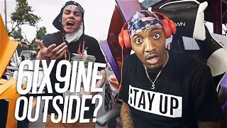 oh sh t he outside 6ix9ine punani reaction 