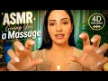 ASMR Giving You a Massage 4D Sounds Slow and Soothing Massage
