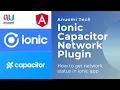 How to get cellular or wifi network status in ionic app